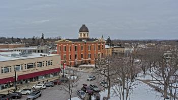Weather camera view of City of Woodstock.