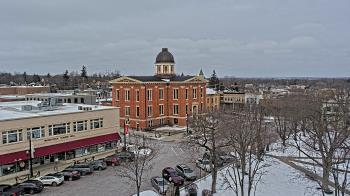 Weather camera view of City of Woodstock.
