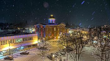 Weather camera view of City of Woodstock.
