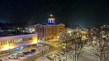 Weather camera view of City of Woodstock.