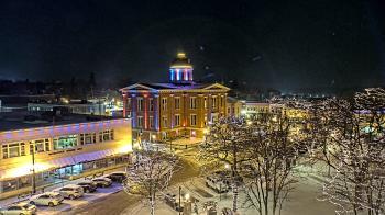 Weather camera view of City of Woodstock.