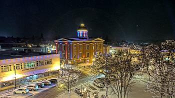 Weather camera view of City of Woodstock.