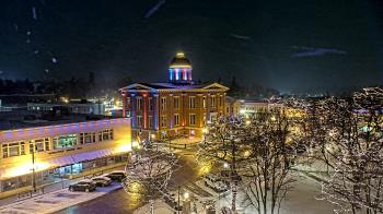 Weather camera view of City of Woodstock.