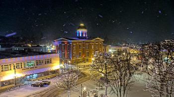Weather camera view of City of Woodstock.