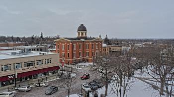 Weather camera view of City of Woodstock.