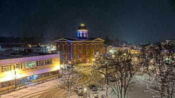 Weather camera view of City of Woodstock.