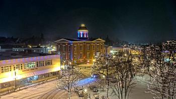 Weather camera view of City of Woodstock.