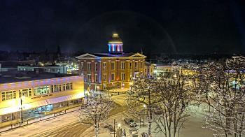 Weather camera view of City of Woodstock.