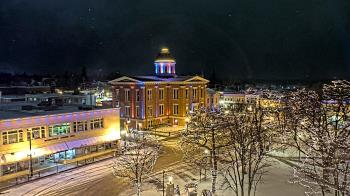 Weather camera view of City of Woodstock.