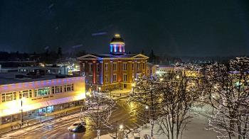 Weather camera view of City of Woodstock.
