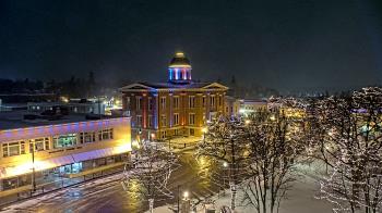 Weather camera view of City of Woodstock.