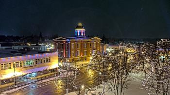 Weather camera view of City of Woodstock.