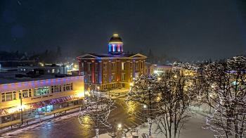 Weather camera view of City of Woodstock.