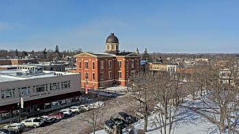 Weather camera view of City of Woodstock.