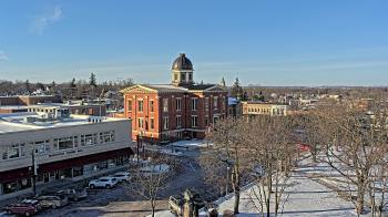 Weather camera view of City of Woodstock.