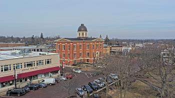 Weather camera view of City of Woodstock.