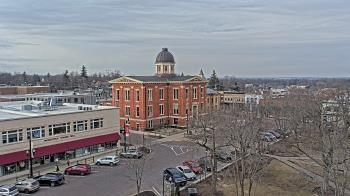 Weather camera view of City of Woodstock.