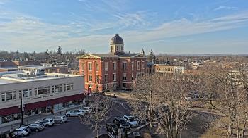 Weather camera view of City of Woodstock.