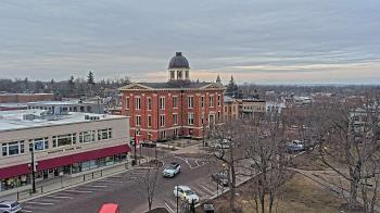 Weather camera view of City of Woodstock.