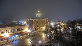 Weather camera view of City of Woodstock.