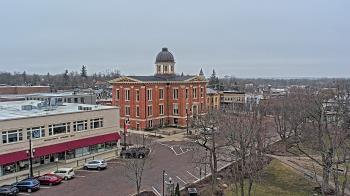 Weather camera view of City of Woodstock.