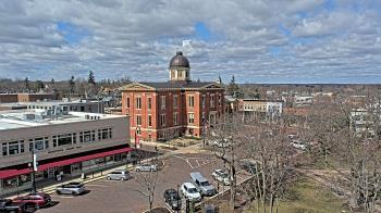 Weather camera view of City of Woodstock.