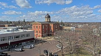 Weather camera view of City of Woodstock.