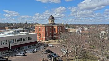 Weather camera view of City of Woodstock.