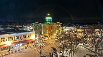 Weather camera view of City of Woodstock.