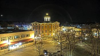 Weather camera view of City of Woodstock.