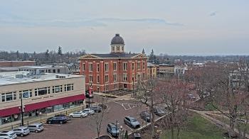 Weather camera view of City of Woodstock.
