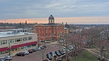 Weather camera view of City of Woodstock.