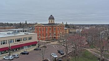 Weather camera view of City of Woodstock.