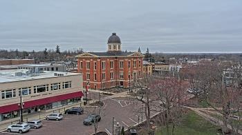 Weather camera view of City of Woodstock.