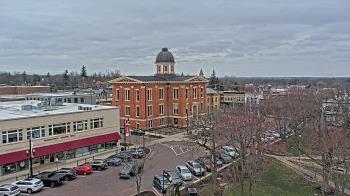 Weather camera view of City of Woodstock.