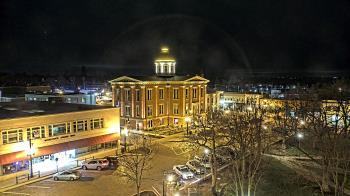 Weather camera view of City of Woodstock.