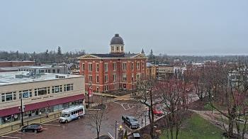 Weather camera view of City of Woodstock.