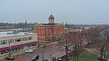 Weather camera view of City of Woodstock.