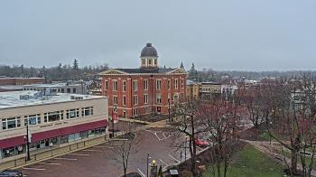 Weather camera view of City of Woodstock.