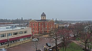 Weather camera view of City of Woodstock.