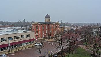 Weather camera view of City of Woodstock.