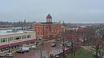 Weather camera view of City of Woodstock.