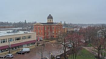 Weather camera view of City of Woodstock.