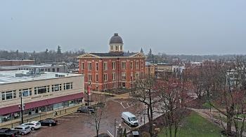 Weather camera view of City of Woodstock.