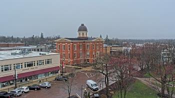 Weather camera view of City of Woodstock.