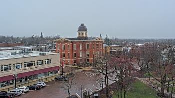 Weather camera view of City of Woodstock.