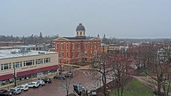 Weather camera view of City of Woodstock.