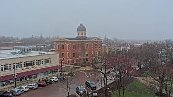 Weather camera view of City of Woodstock.