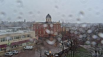Weather camera view of City of Woodstock.