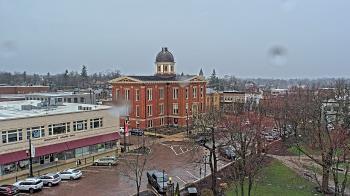 Weather camera view of City of Woodstock.